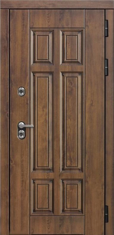 Входная дверь ДвериПРО Квадро ФЛ-185 (10мм, ПВХ ясень белый) DPRO196642 внешняя сторона