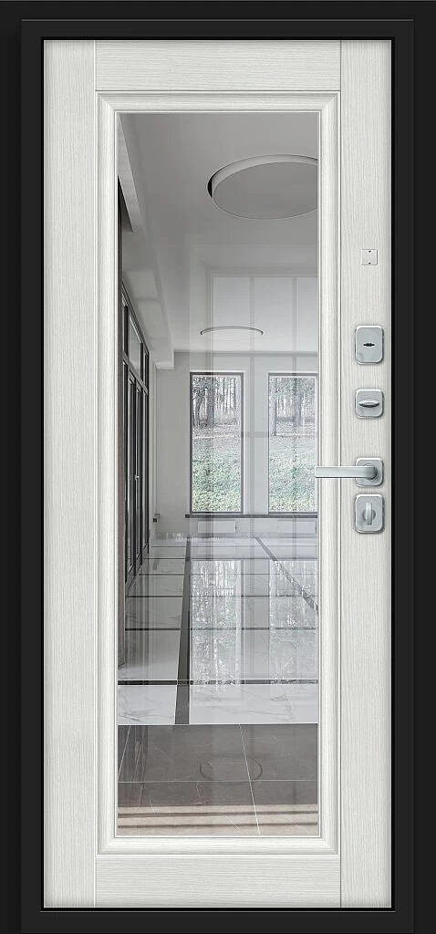 Входная дверь Форм/BChrome Almon/Bianco Melinga BR6171 внутренняя сторона