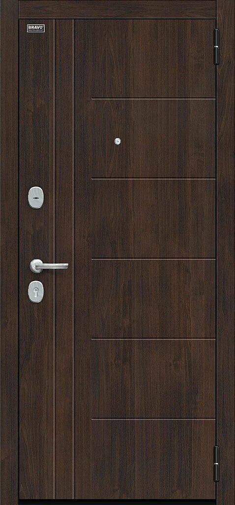 Фото Входная дверь Модерн Kale Almon/Wenge Veralinga BR4587 внешняя сторона
