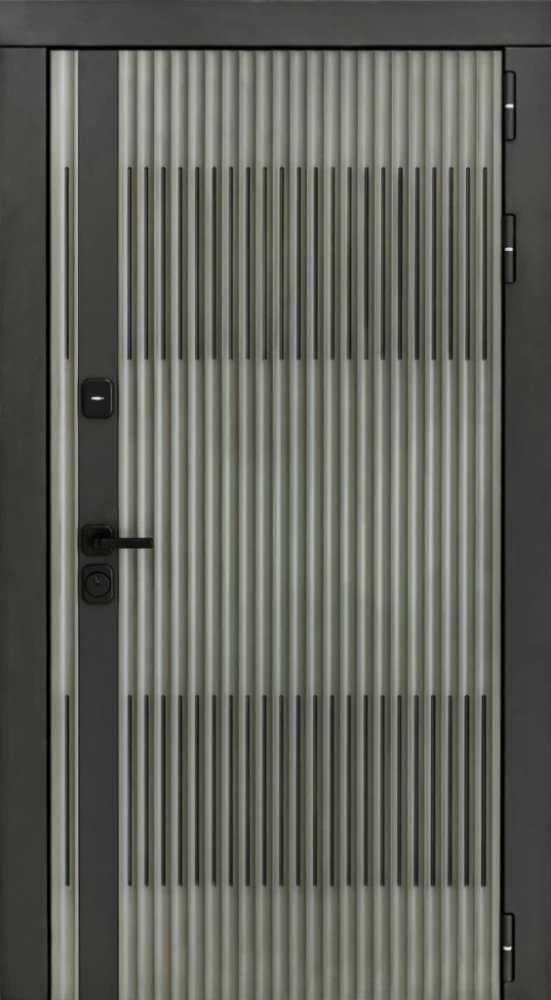 Входная дверь ДвериПРО Elfy Экошпон СБ-3 (16мм, капучино) DPRO196967 внешняя сторона