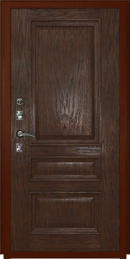 Входная дверь ДвериПРО Elfy Фараон-2 (16мм, мореный дуб) DPRO196883 внутренняя сторона