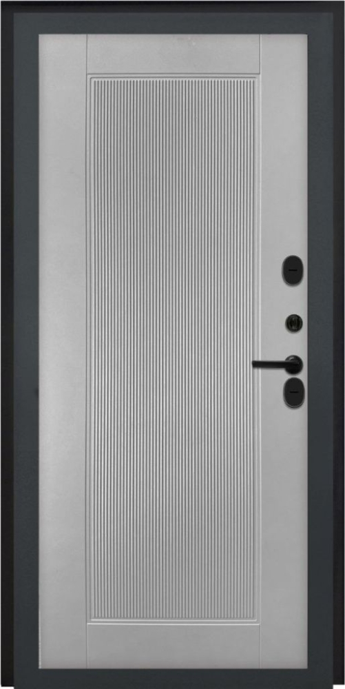 Входная дверь ДвериПРО L-43 ПВХ 10мм Астрод Velutto Grigio DPRO196752 внутренняя сторона