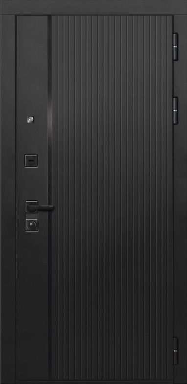 Входная дверь ДвериПРО L-45 ФЛЗ-649 капучино (зеркало) DPRO196792 внешняя сторона