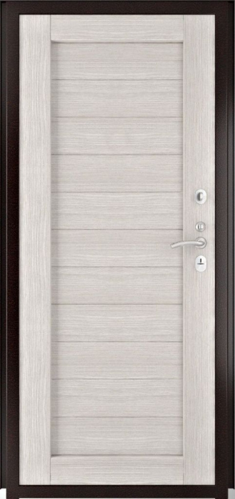 Входная дверь ДвериПРО Д-68 Экошпон СБ-3 (16мм, капучино) DPRO196971 внутренняя сторона