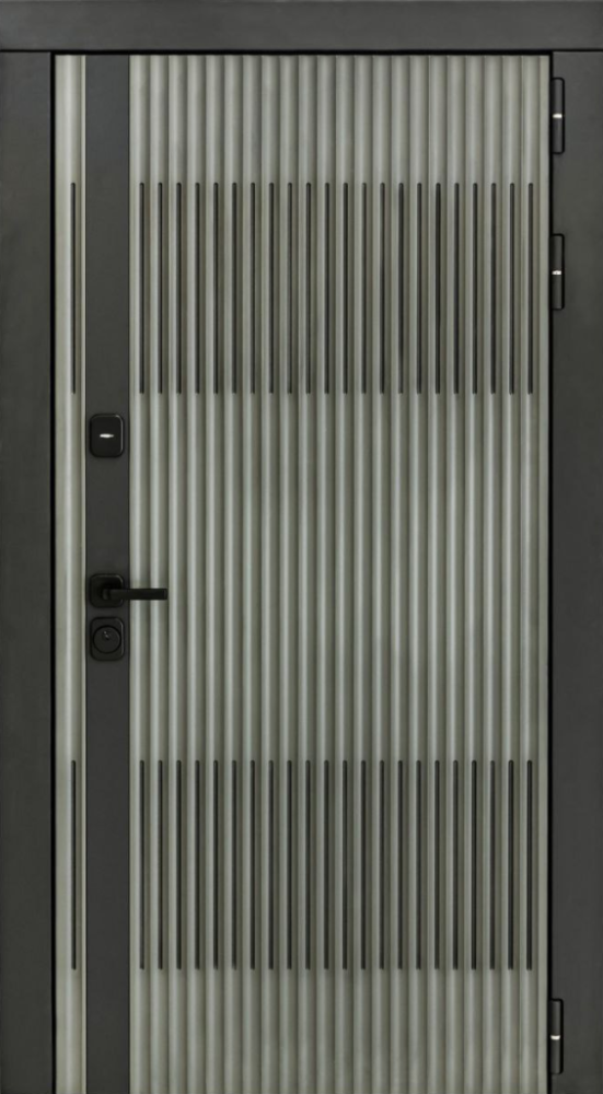 Входная дверь ДвериПРО Elfy Фараон-2 (16мм, мореный дуб) DPRO196883 внешняя сторона