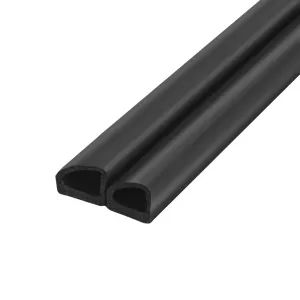 Уплотнитель самоклеящийся ADH/D-14,5x13,5mm (031), BLACK черный 100 m