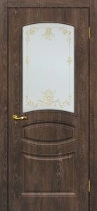 Межкомнатная дверь Сиена-5 Дуб корица